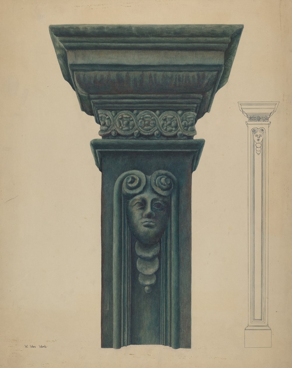 Dökme Demir Sütun by Vera Van Voris
