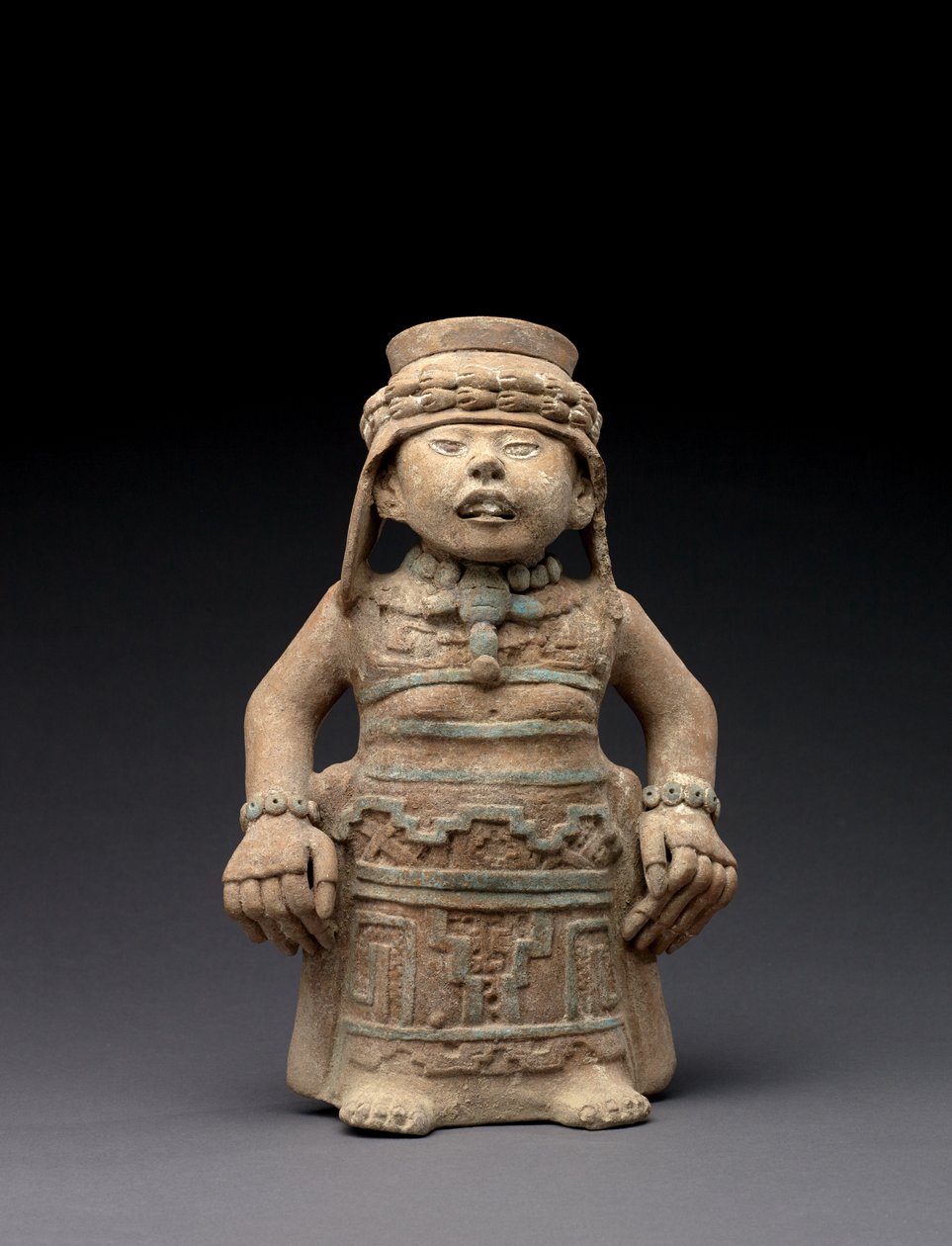 Ayakta Kadın Figürü, 600-900 (pigmentli pişmiş toprak) by Veracruz Veracruz