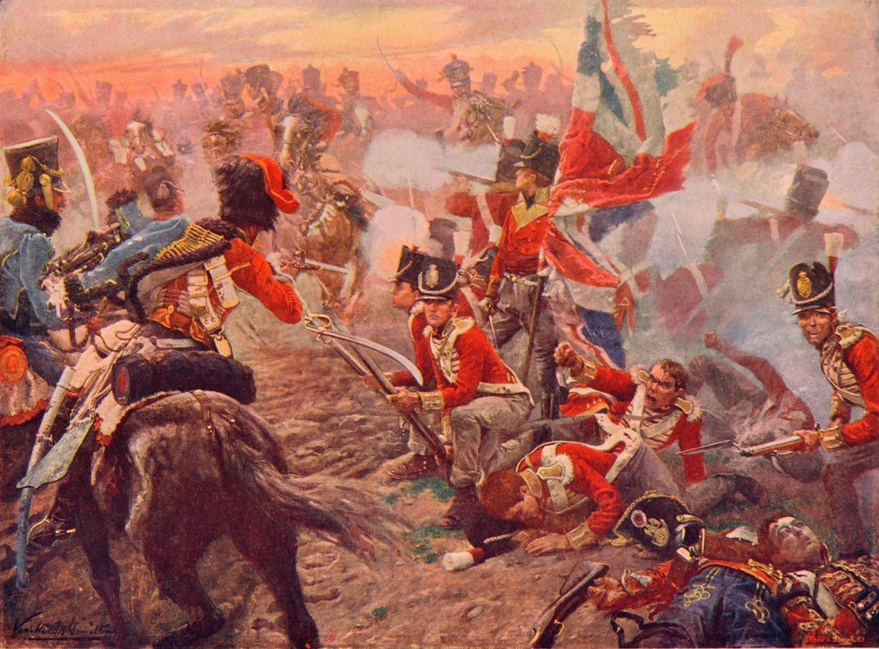 Quatre Bras Savaşı, 1815 1906 by Vereker Monteith Hamilton