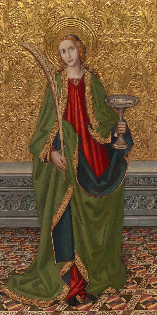 Aziz Lucy, Yaklaşık 1500 by Vergós Workshop