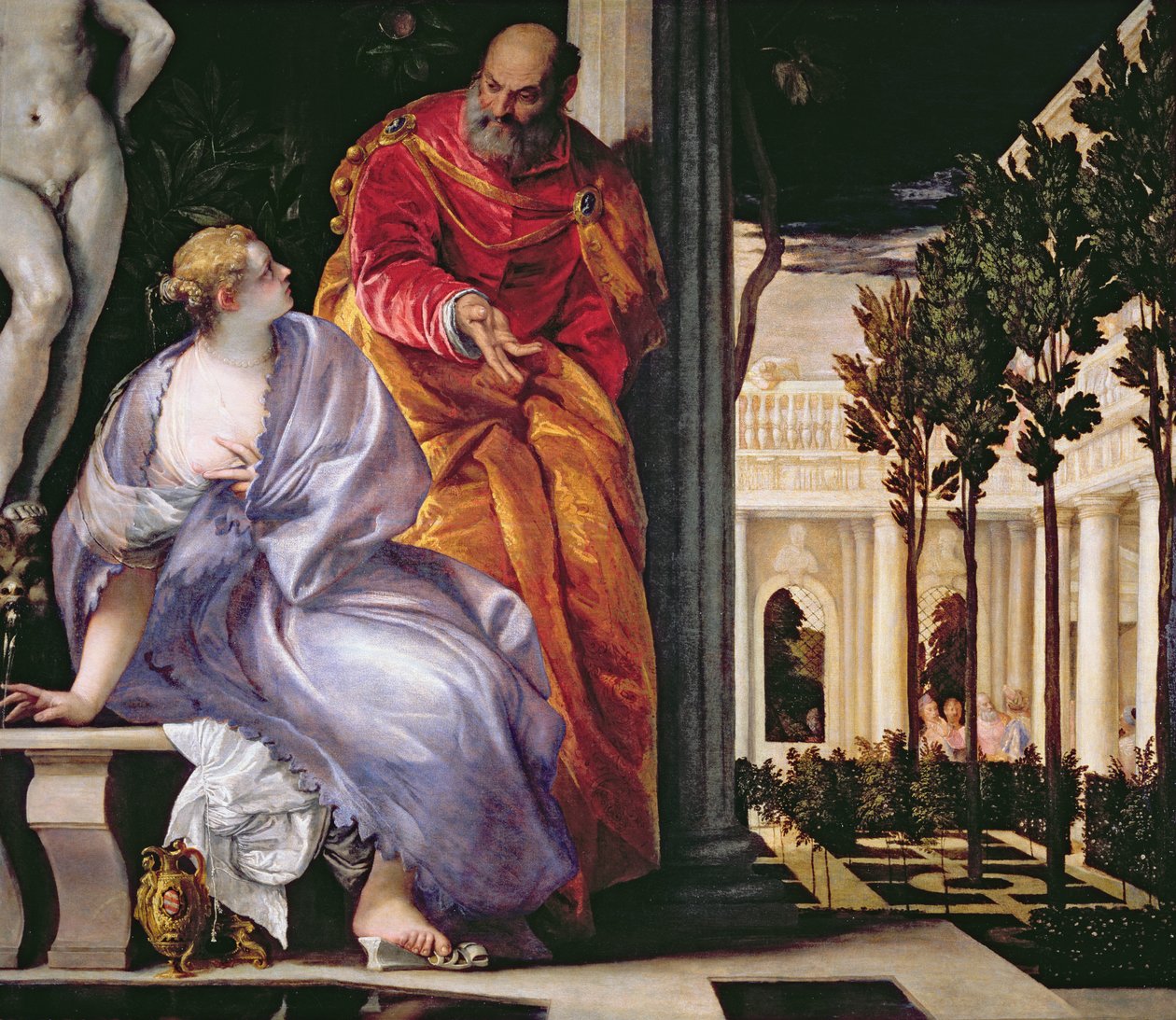 Bathsheba Banyosu, c.1575 by Paolo Veronese