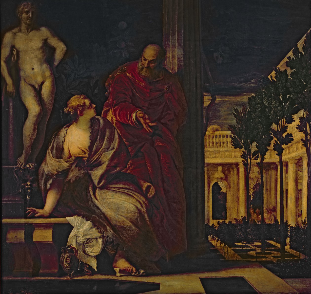 Bathsheba tuvalette by Paolo Veronese