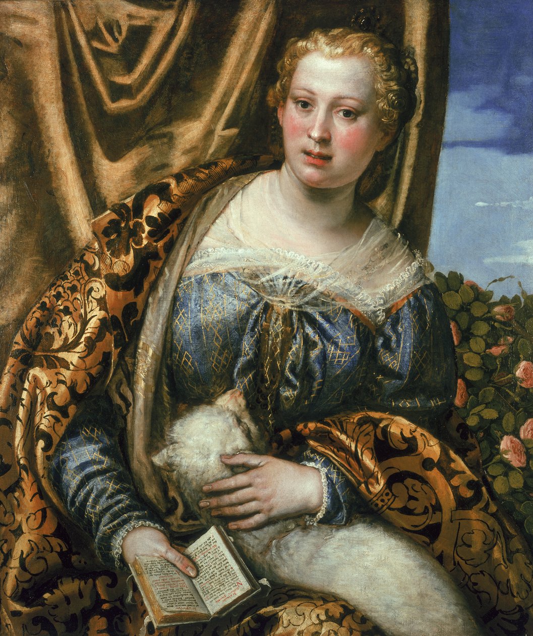 Leydi veya Aziz Agnes by Paolo Veronese