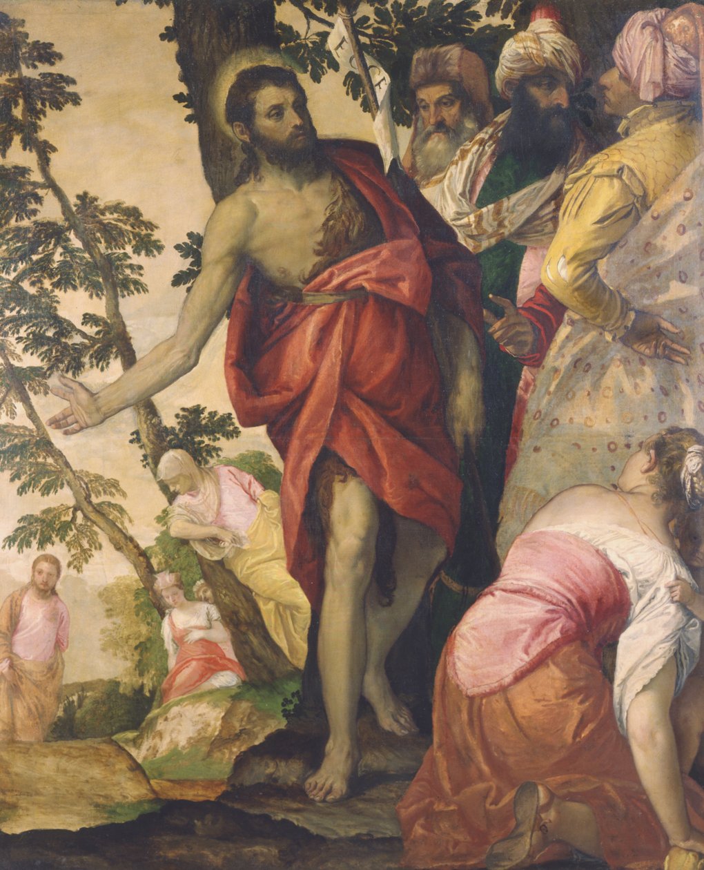 Vaftizci Yahya Vaaz Etmek by Paolo Veronese