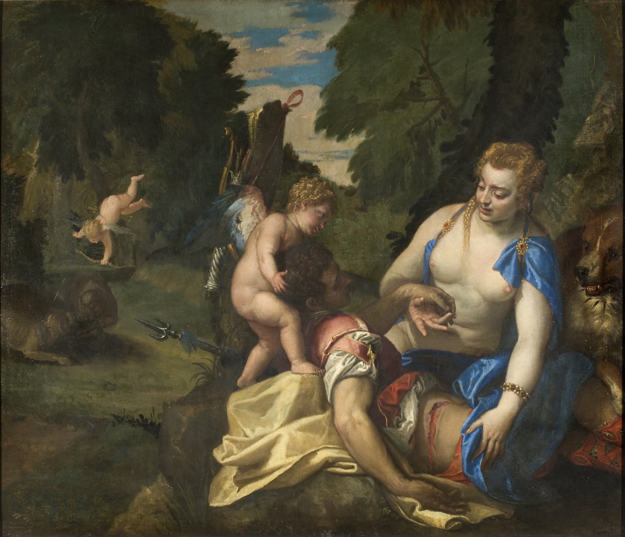 Venüs Yas Adonis by Paolo Veronese