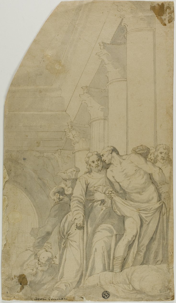İsa, Bethesda Havuzunda Hastaları İyileştiriyor by Veronese (Paolo Caliari)
