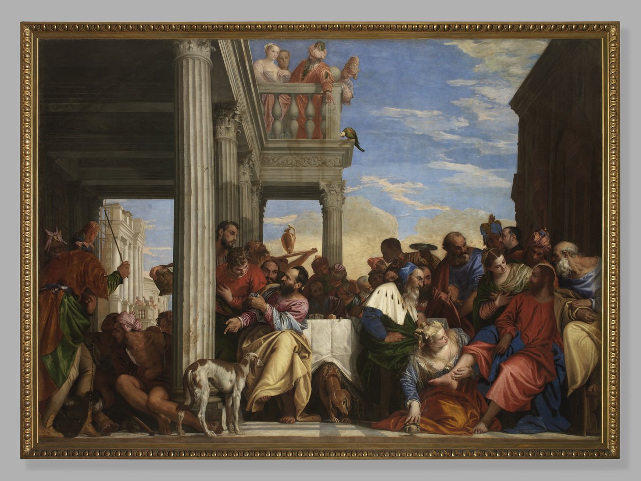Simon Evi'nde Akşam Yemeği, 1555-56 by Veronese