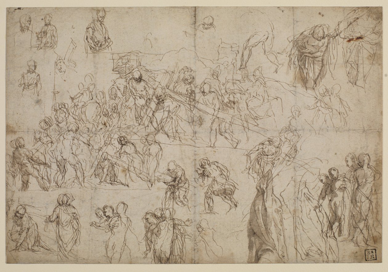 1571 dolaylarında Haç taşıyan İsa için çalışmalar by Veronese