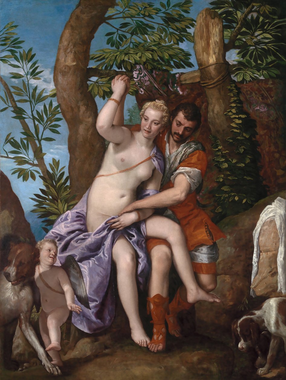 Venüs ve Adonis, 1570