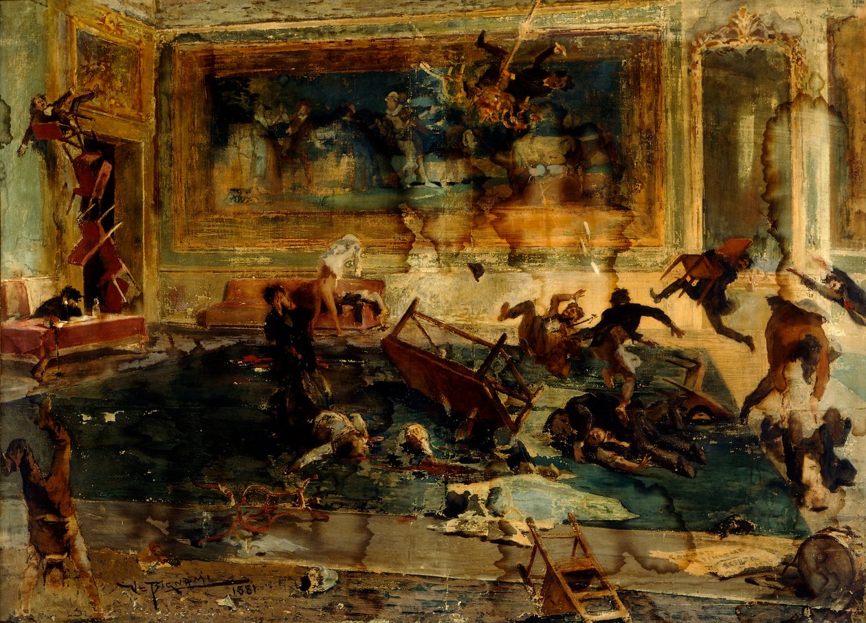 Sanatçılar Topluluğunun Buluşması, Vespasian Bignami by Vespasiano Bignami