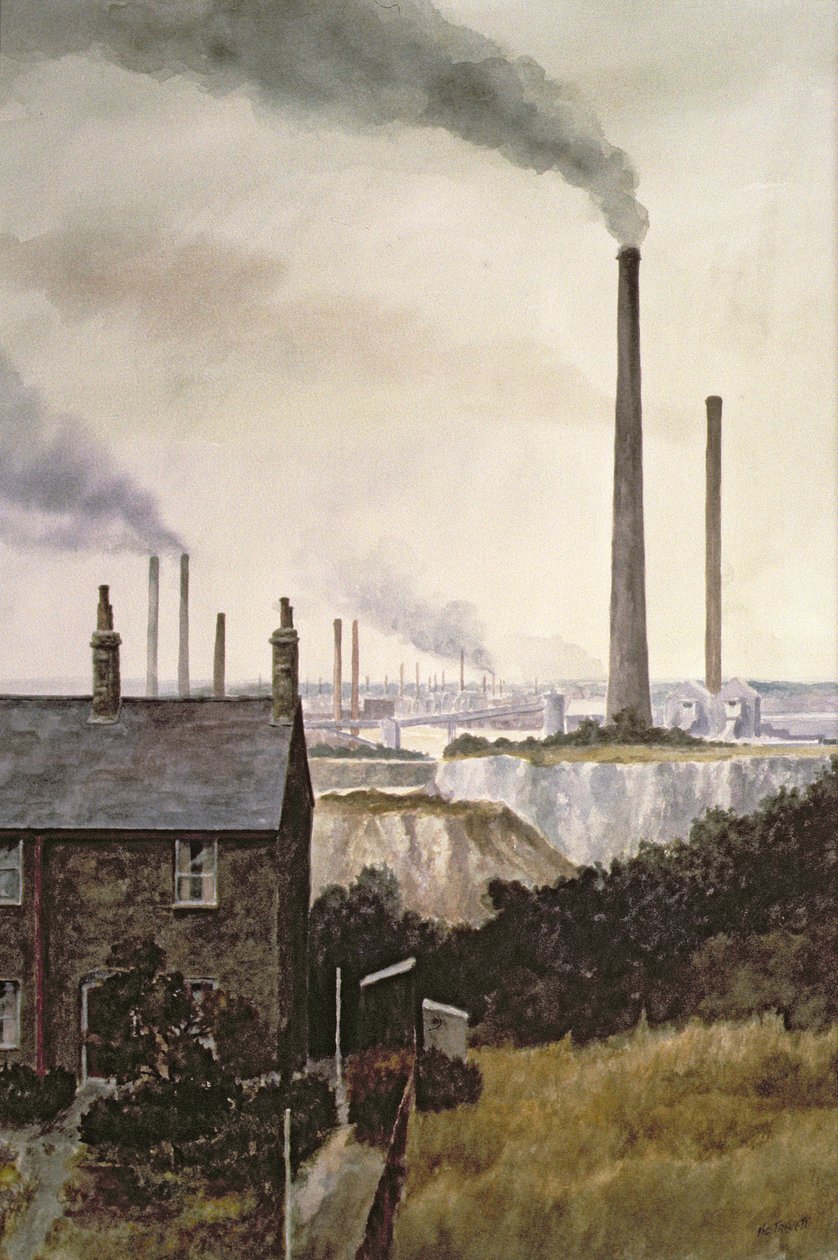 Kuzey Kent Manzarası - Nr. Kuzey Filosu, Gravesend by Vic Trevett