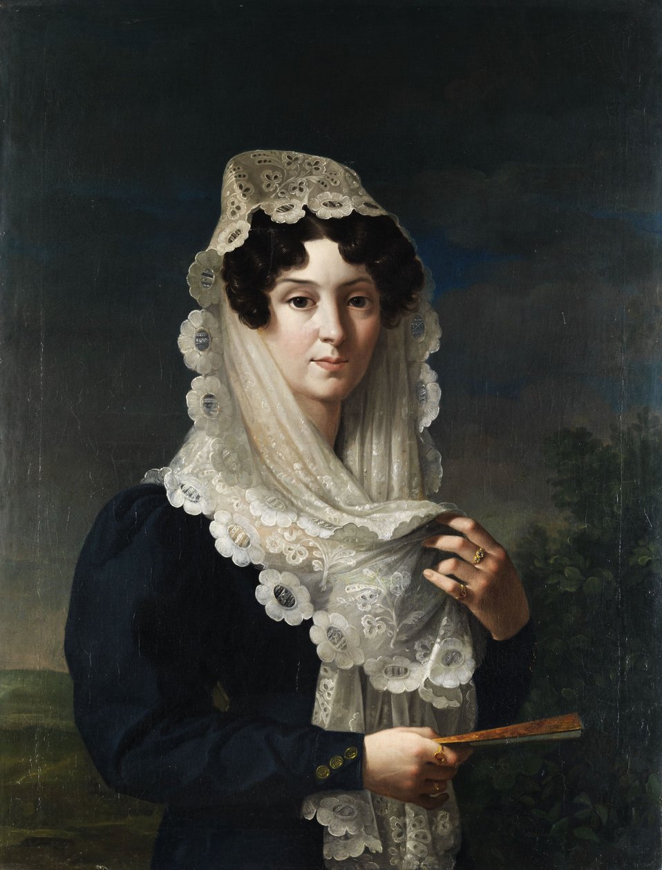 Doña Gertrudis de Compte y de Bruga, Witwe des Sarda Molins by Vicente Lopez y Portana