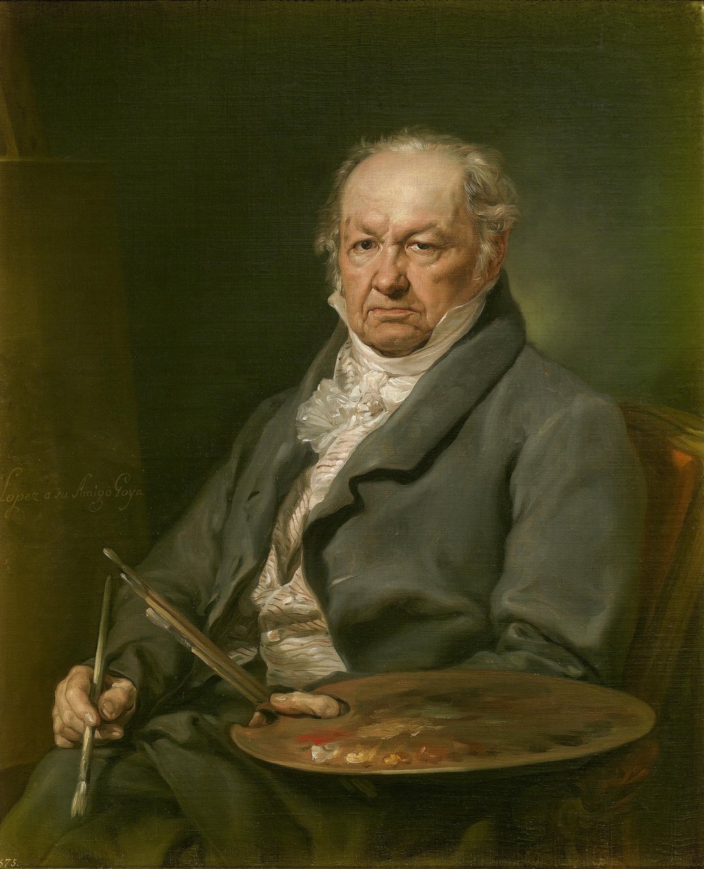 Francisco de Goya ve Lucientes by Vicente Lopez y Portana