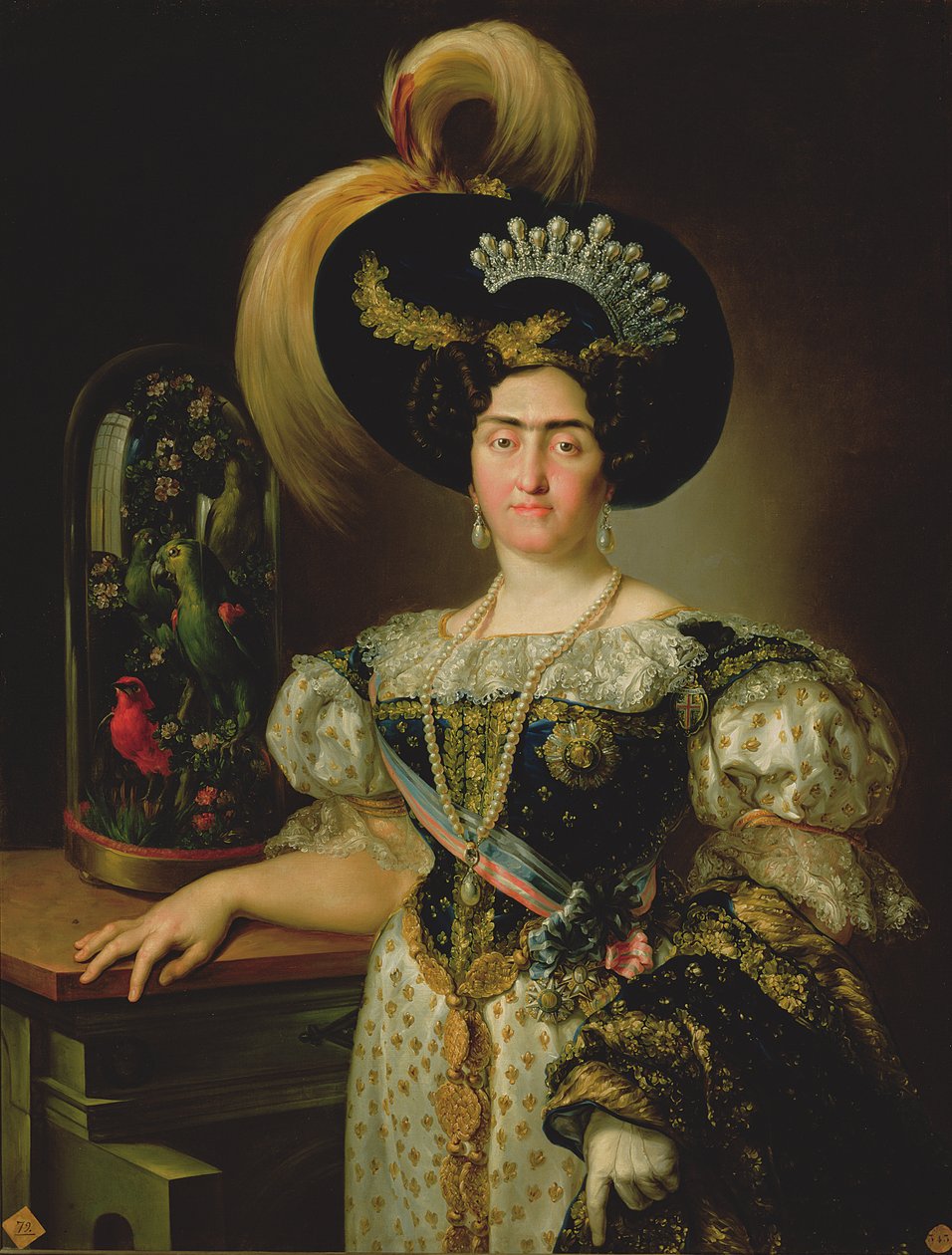 Maria Francisca de Braganca ve Bourbon by Vicente Lopez y Portana
