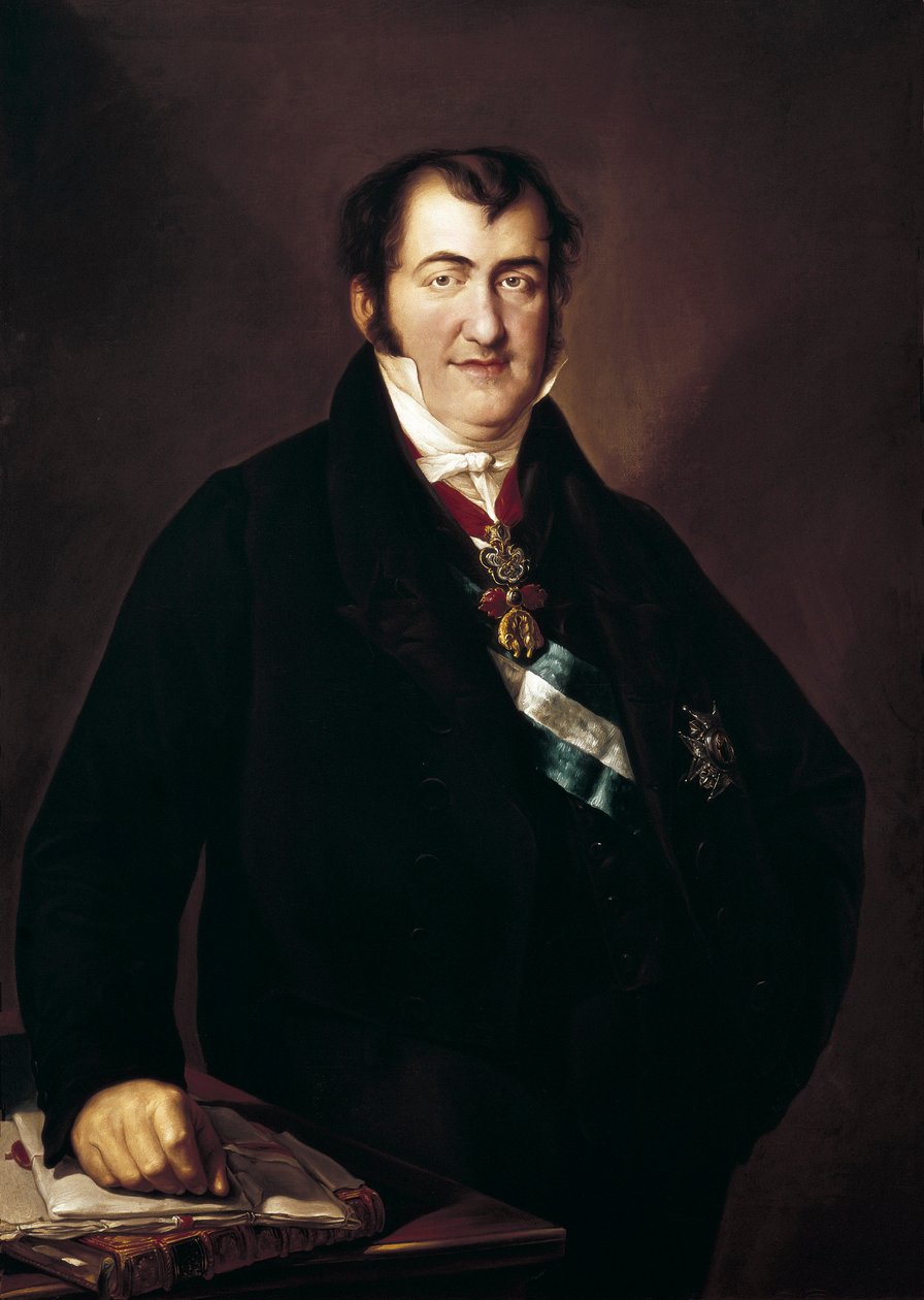 "Ferdinand VII'nin Portresi (İspanya'nın Fernando VII'si) by Vicente Lopez y Portana