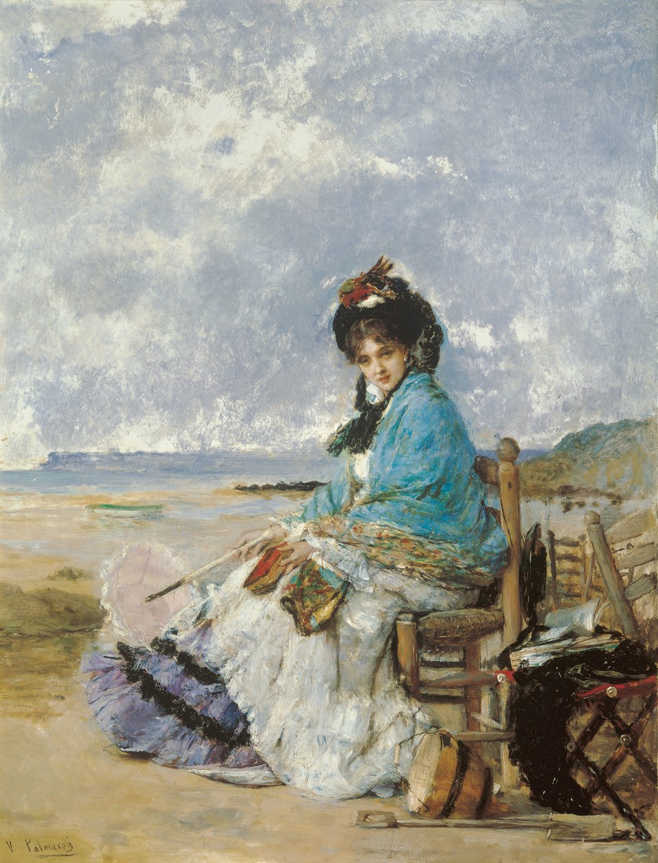 Yaz günleri by Vicente Palmaroli y Gónzalez