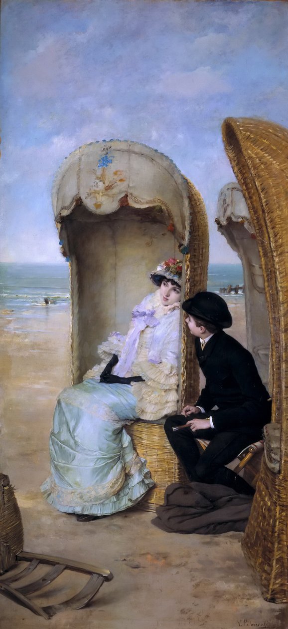 İtiraf by Vicente Palmaroli y Gónzalez