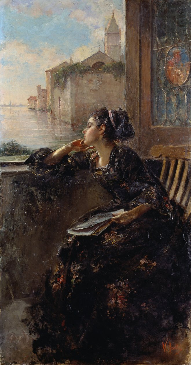 Meditasyon (tuval üzerine yağlı boya) by Vicenzo Irolli