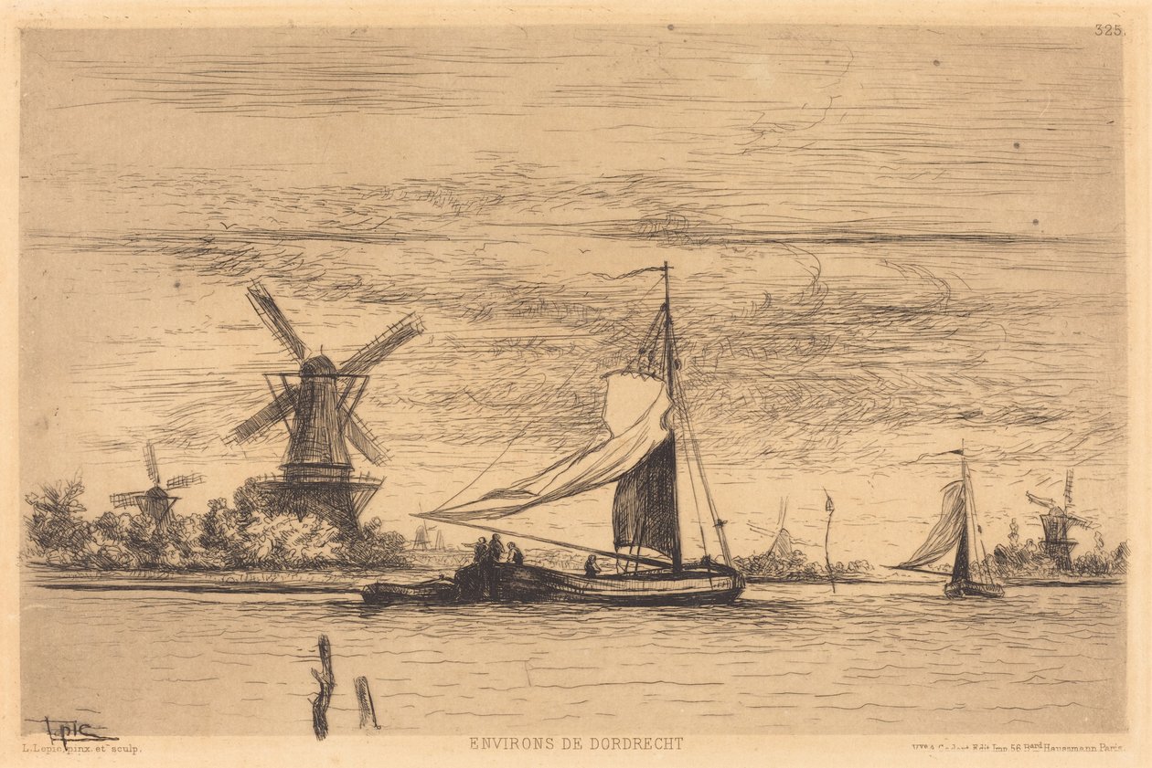 Environs de Dordrecht by Vicomte Ludovic Lepic