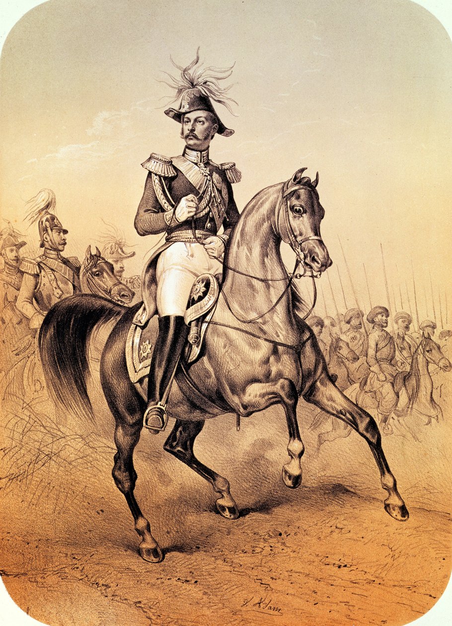 Alexander II (1818-81) Rusya Çarı by Victor Adam
