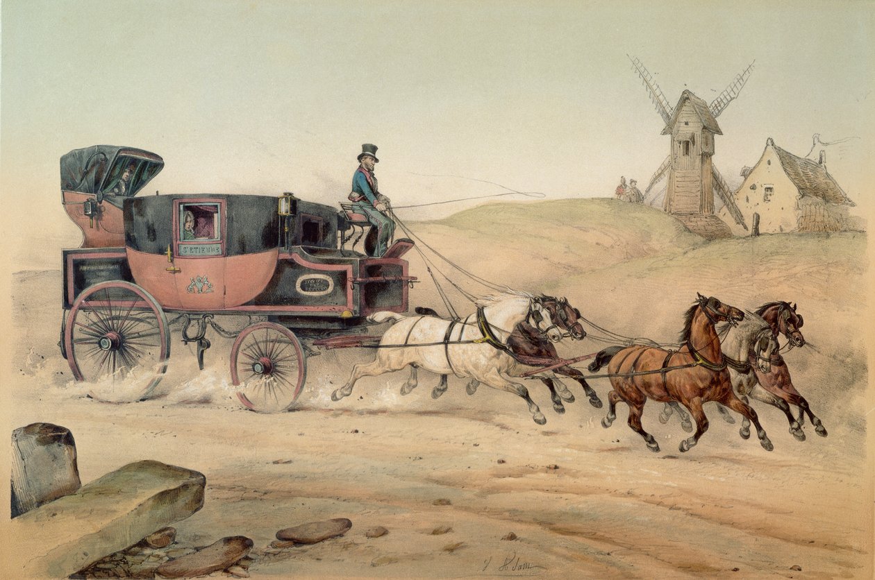The Mail Coach  by Victor Adam