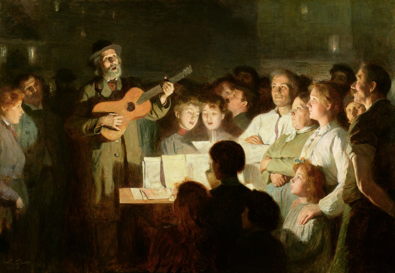 The Song Seller, 1903  by Victor Gabriel Gilbert