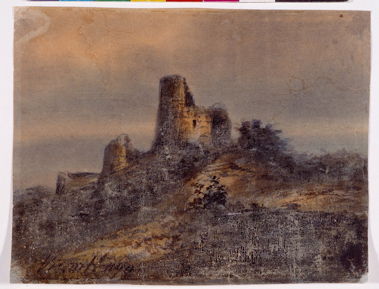 Bir Ortaçağ Şatosunun Kalıntıları by Victor Hugo