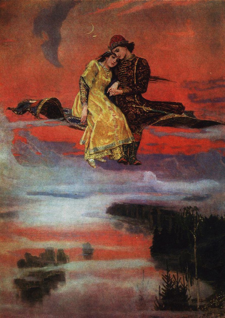 Uçan Halı, 1919-20 by Victor Mikhailovich Vasnetsov
