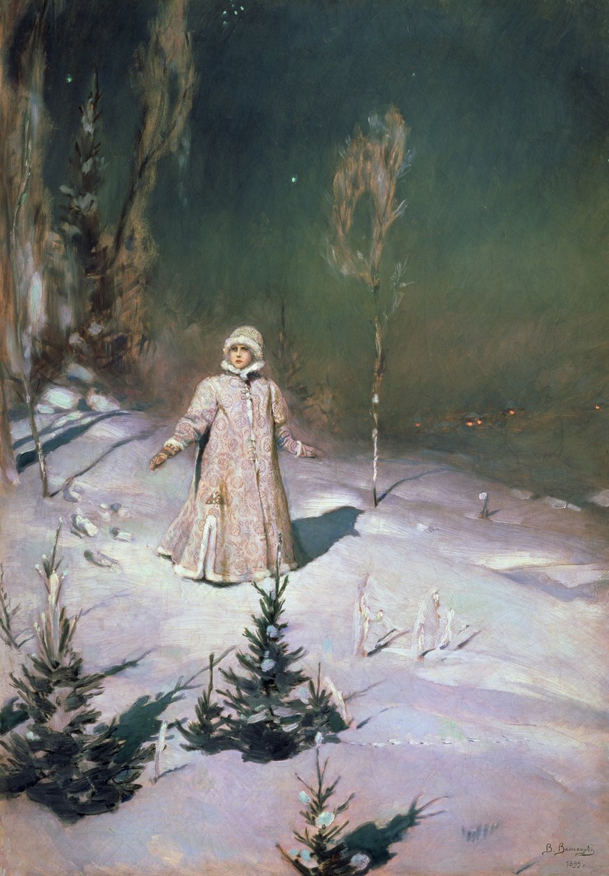 Kar Kızlığı, 1899 by Victor Mikhailovich Vasnetsov