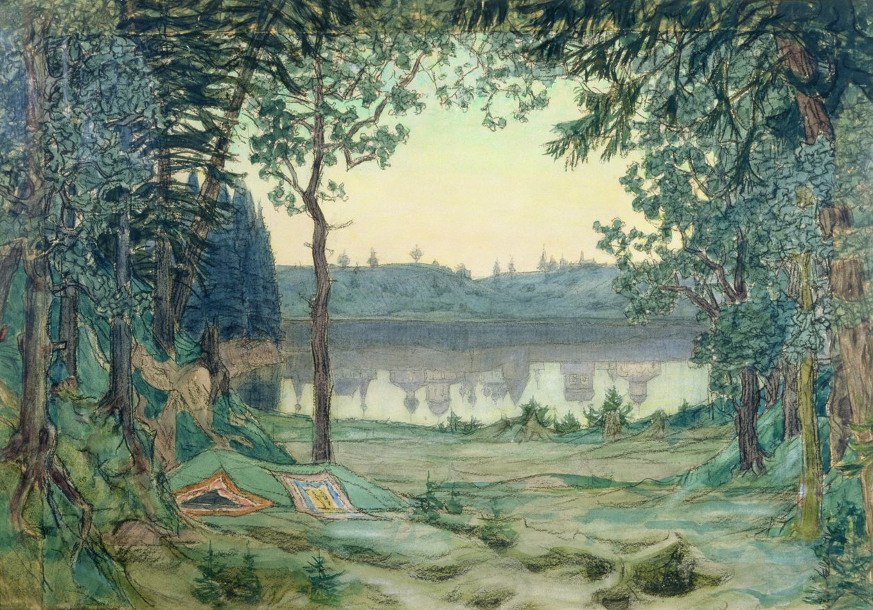Stage design for Rimsky-Korsakov