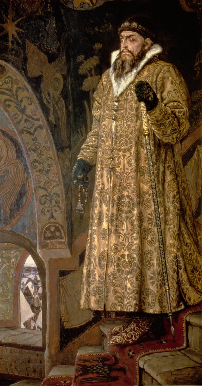 Çar IV. İvan Vasilyeviç Korkunç istne (1530-84) 1897 by Victor Mikhailovich Vasnetsov
