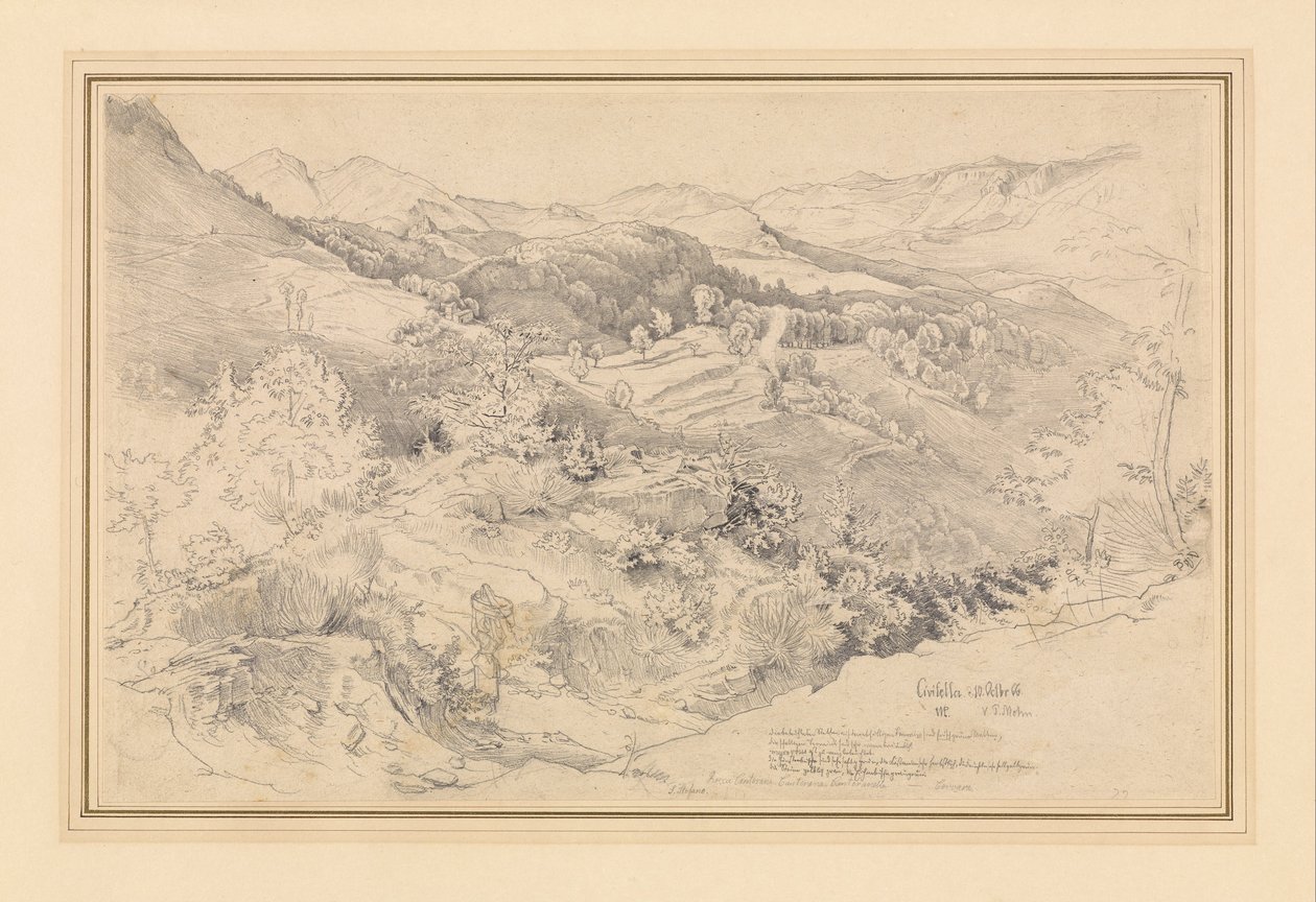 Olevano yakınlarındaki Civitella