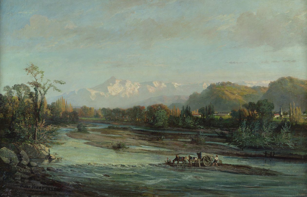 Dağ Çayı ve Pic du Midi, Bigorre, 1882 by Victor Venat