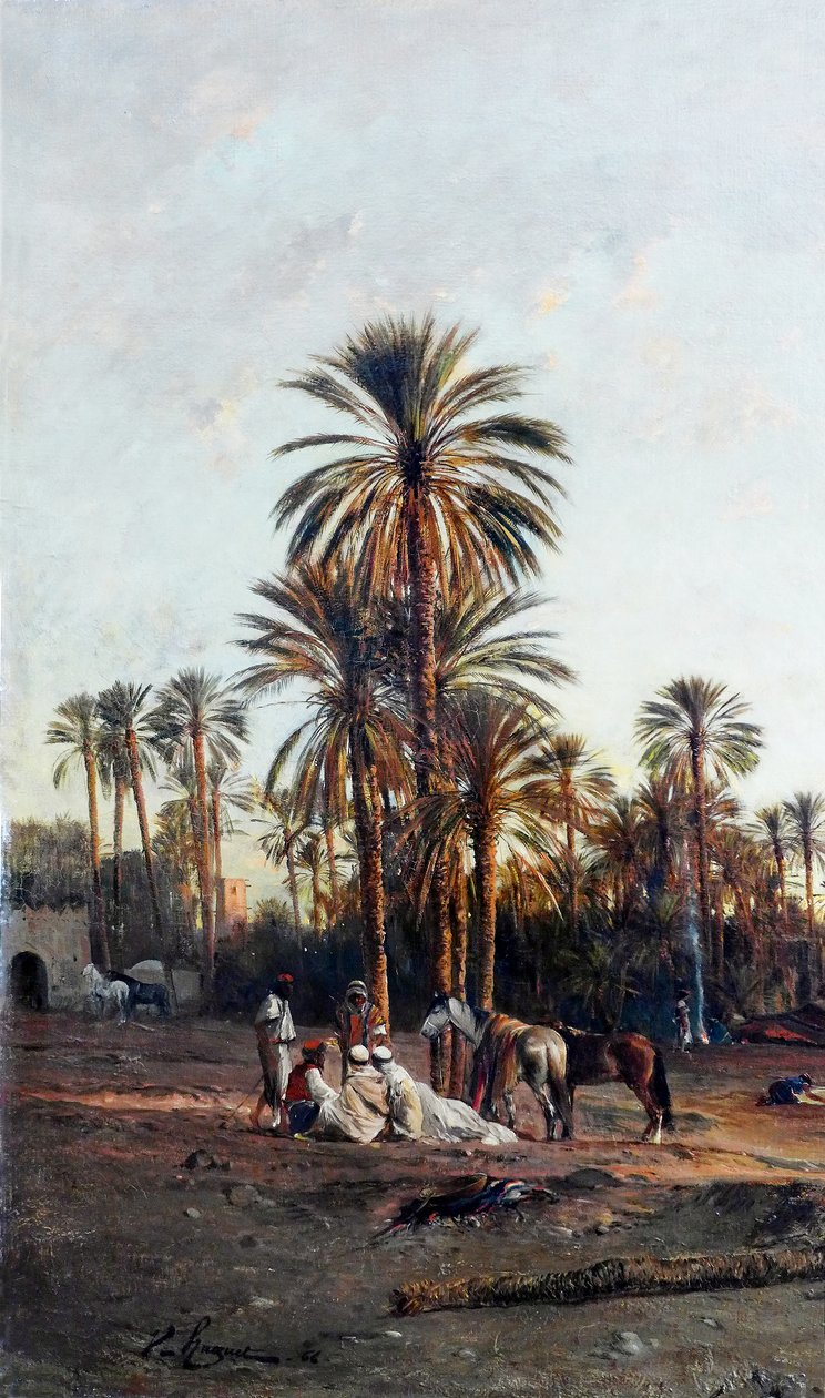 Vaha kenarı, detay by Victor Pierre Huguet