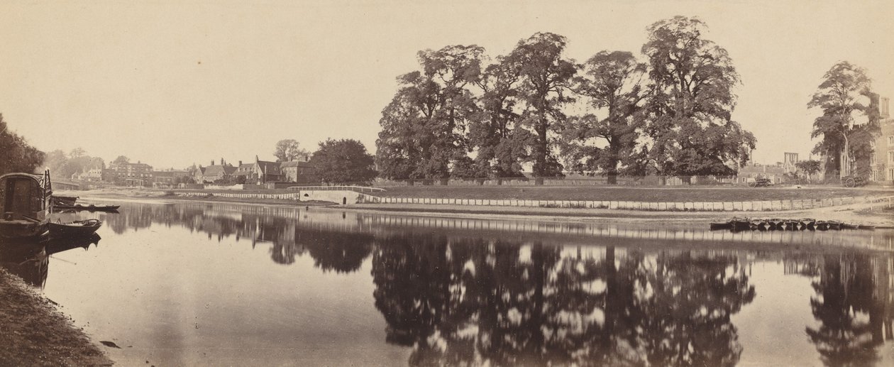 Hampton Court İkinci Görünüm, 1862. by Victor A Prout