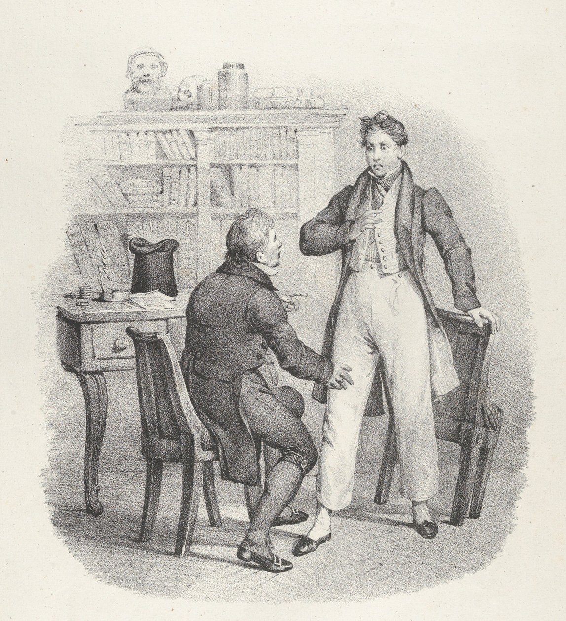 Çatlak. VIII: Nasıl Doktor! Ne, Doktor, 1824. by Victor Adam