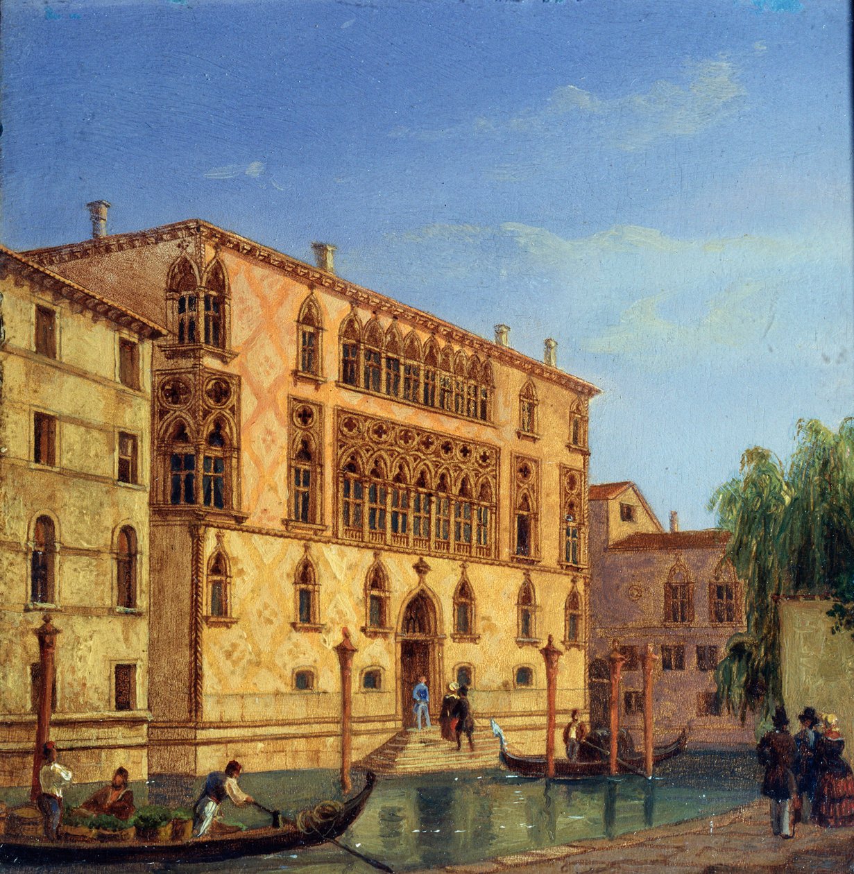 Palazzo Giovanelli, 19. yüzyıl by Victor Adam