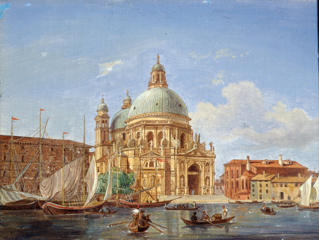 Santa Maria della Salute Kilisesi, 19. yüzyıl by Victor Adam