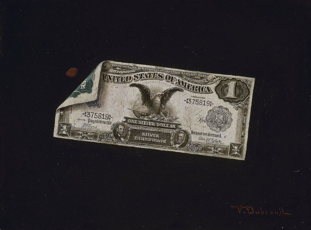 Bir Dolar Gümüş Sertifika by Victor Dubreuil