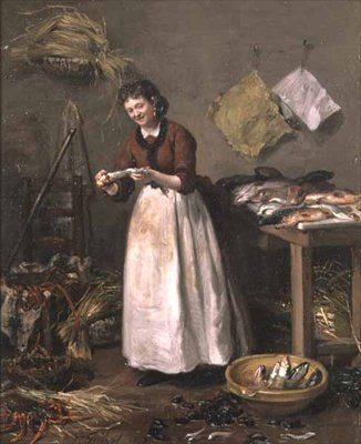 balık karısı by Victor Gabriel Gilbert