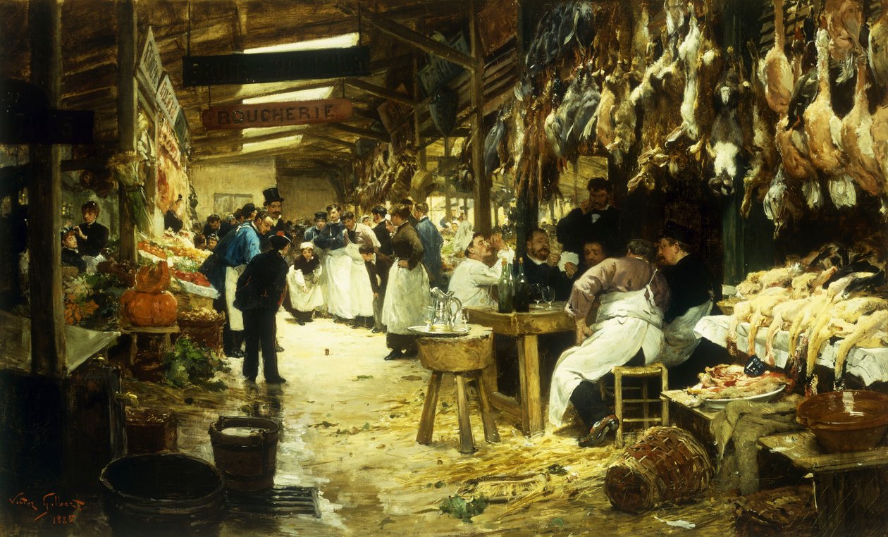 Pazar Yeri, 1885 by Victor Gabriel Gilbert
