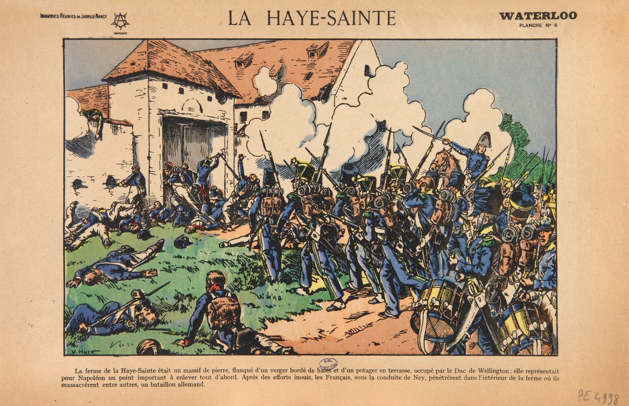 La Haye-Sainte, Waterloo, 1920 dolayları by Victor Huen