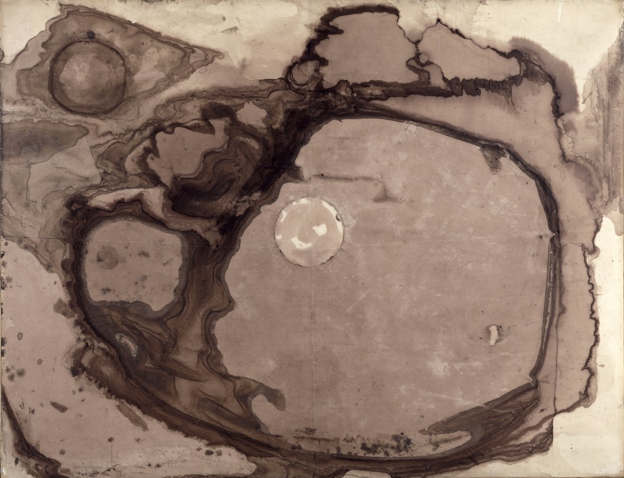 ಗ್ರಹಗಳು, 1857 (ಕಾಗದದ ಮೇಲೆ ಶಾಯಿ ಮತ್ತು ತೊಳೆಯುವುದು) ಟರ್ಕಿ by Victor Hugo