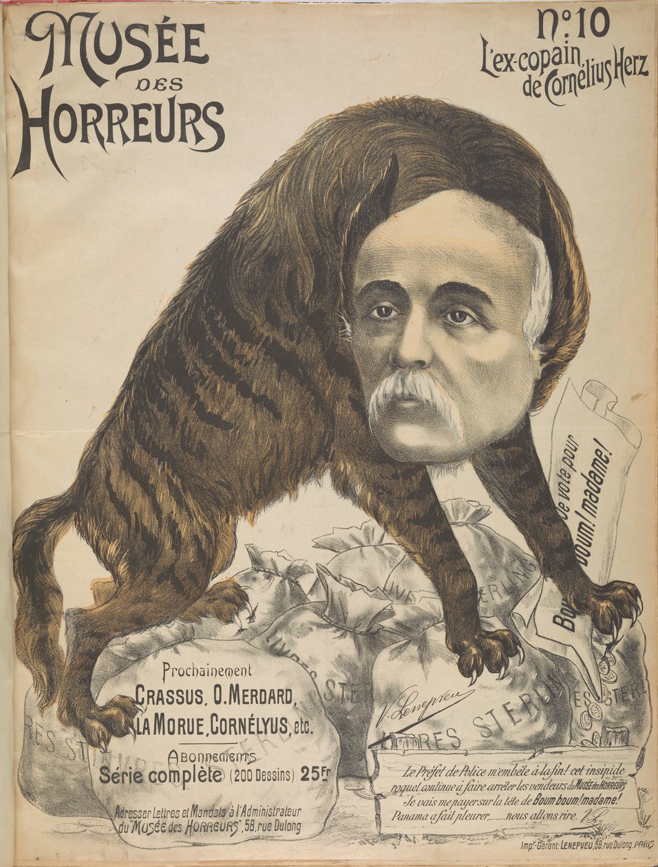 Korku Müzesi Korku Galerisi: Georges Clemenceau, 1899. by Victor Lenepveu