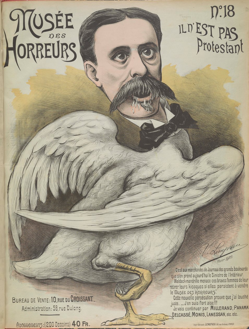 Korku Müzesi Korku Galerisi: Ludovic Trarieux, 1899. by Victor Lenepveu