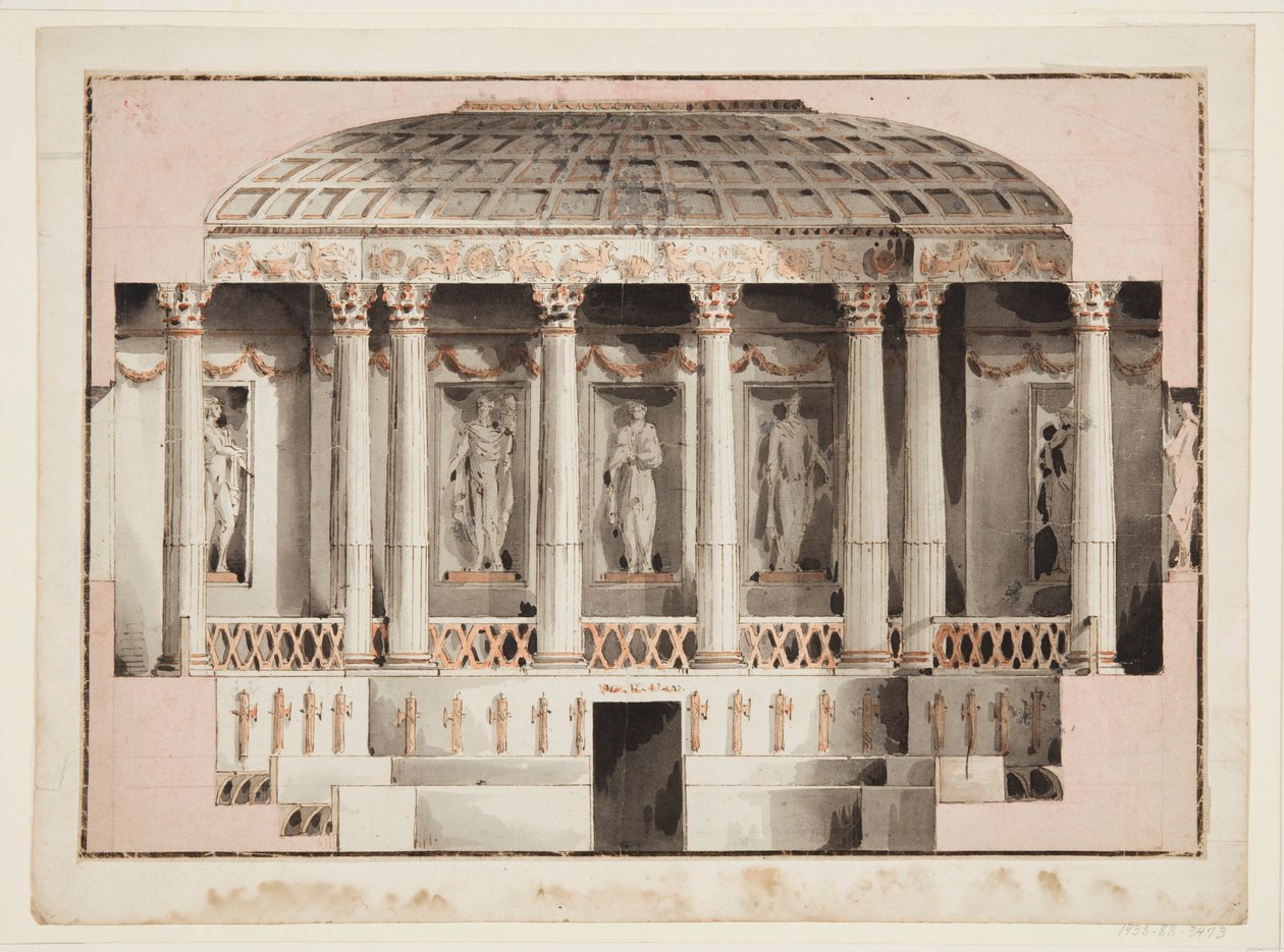 Senato Odası, Parlamento Binası, Varşova, Polonya by Victor Louis