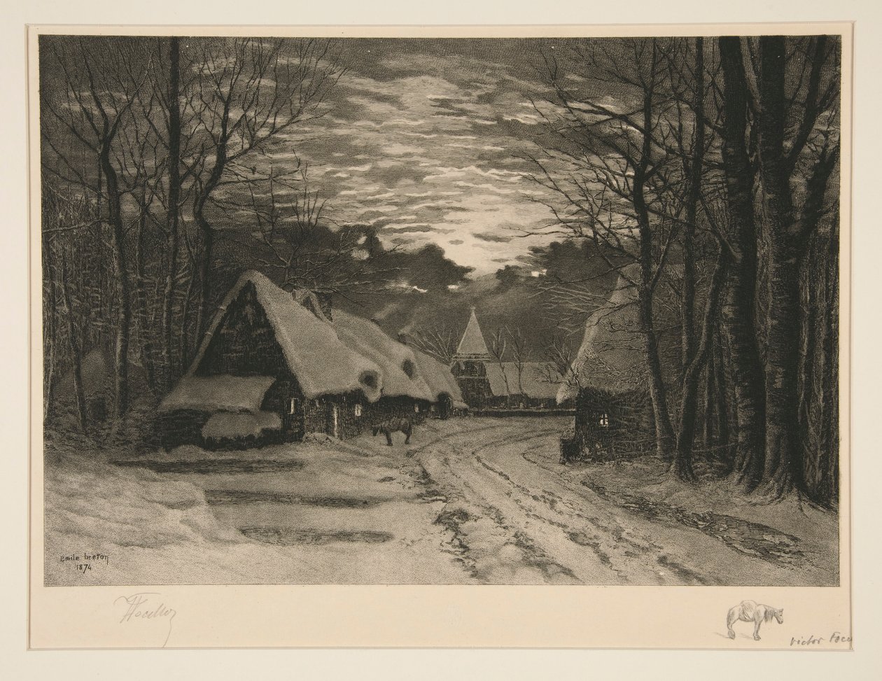 Akşam Gösterisi by Victor Louis Focillon