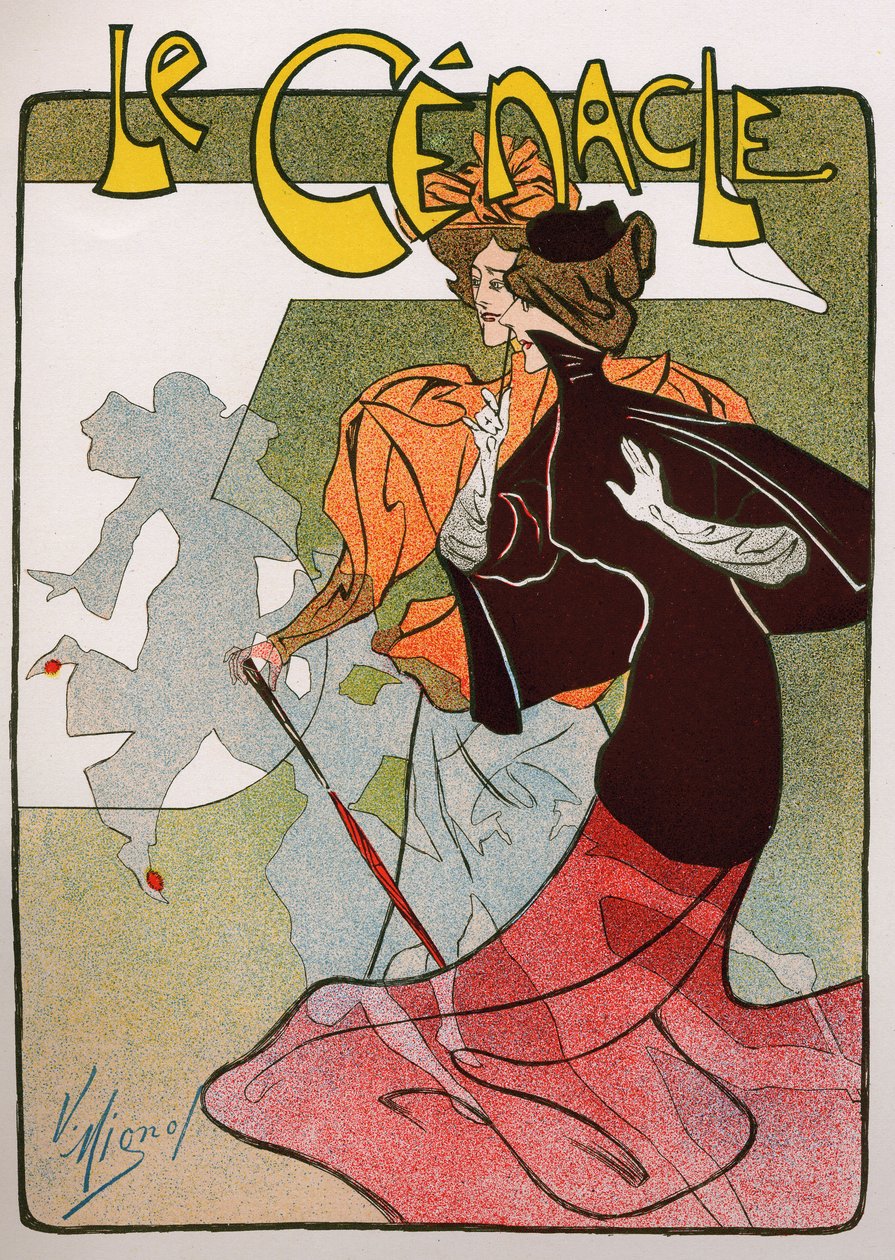The Cenacle, Belçika, 19. yüzyılın sonu (poster) by Victor Mignot