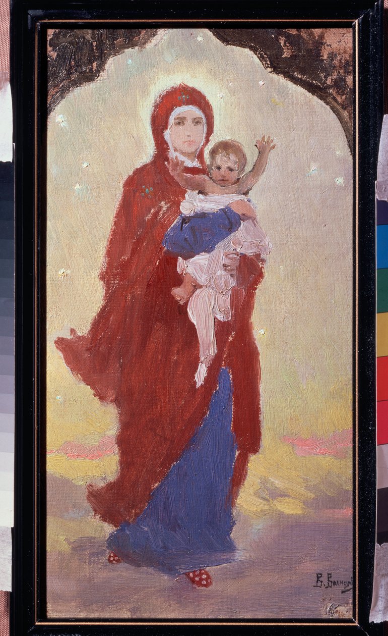 Bakire ve Çocuk (Bakire ve Çocuk) - Viktor Mikhaylovich Vasnetsov