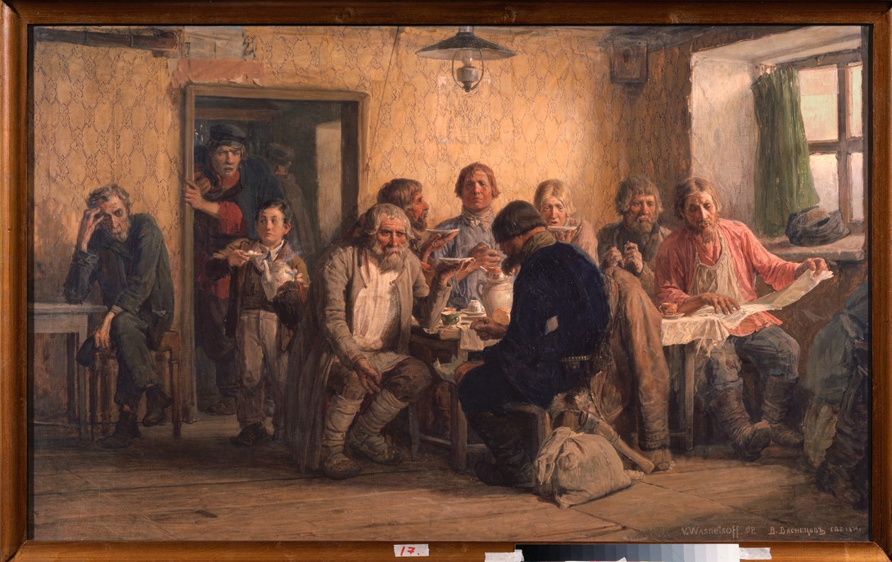 Çay Evi - Viktor Mikhaylovich Vasnetsov